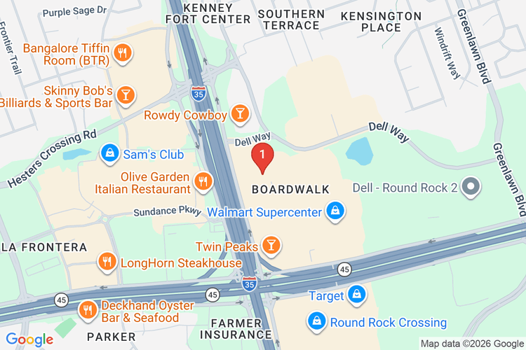 Map showing HOME DEPOT #0504 location