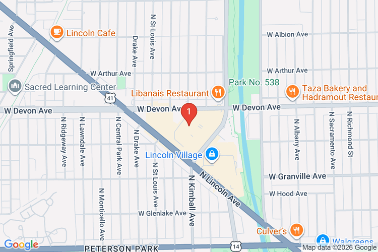 Map showing HOME DEPOT #8598 location