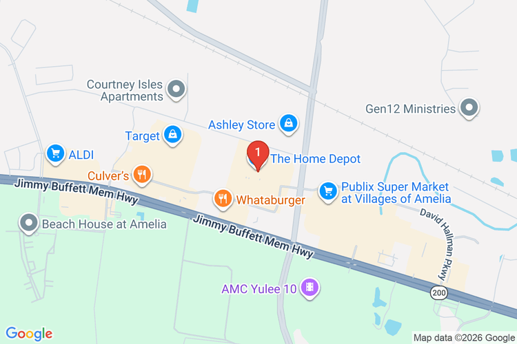 Map showing HOME DEPOT #6921 location