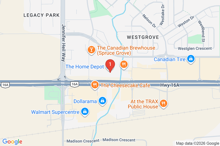 Map showing HOME DEPOT CAN #7050 location