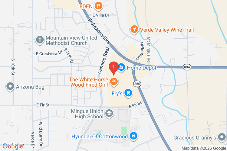 Map showing HOME DEPOT #0423 location