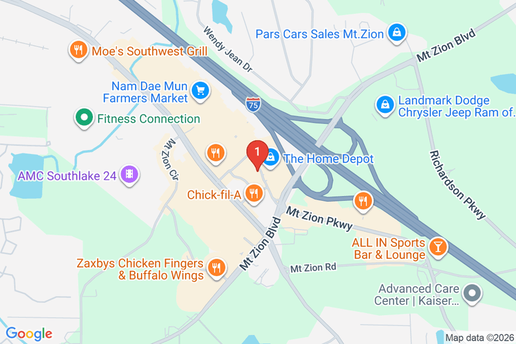 Map showing HOME DEPOT #0114 location