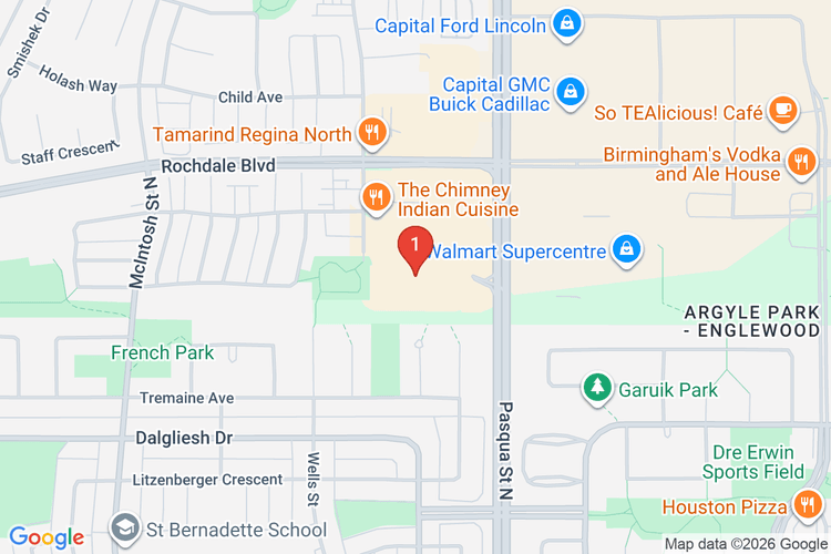 Map showing HOME DEPOT CAN #7245 location