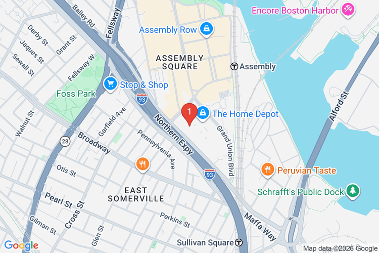 Map showing HOME DEPOT #2667 location