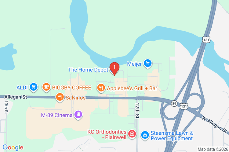 Map showing HOME DEPOT #2771 location