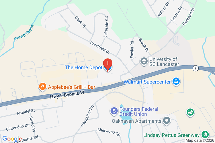 Map showing HOME DEPOT #8913 location