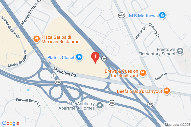 Map showing HOME DEPOT #2582 location