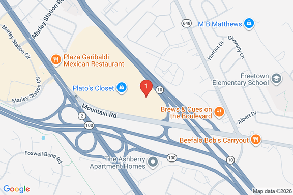 Map showing HOME DEPOT #2582 location