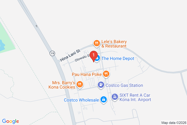 Map showing HOME DEPOT #1704 location