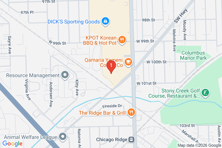 Map showing HOME DEPOT #1935 location
