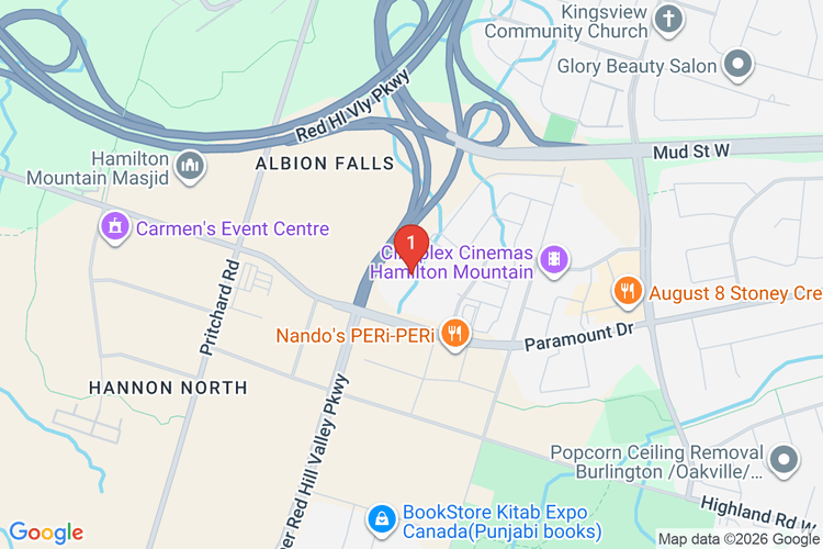 Map showing HOME DEPOT CAN #7256 location