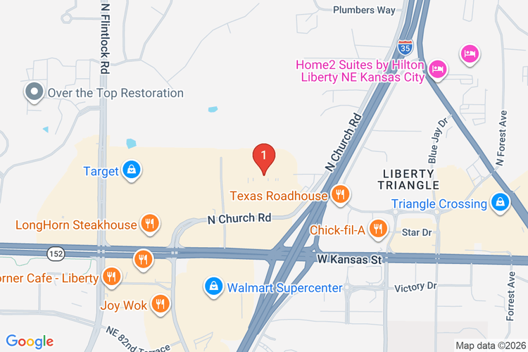 Map showing HOME DEPOT #3019 location