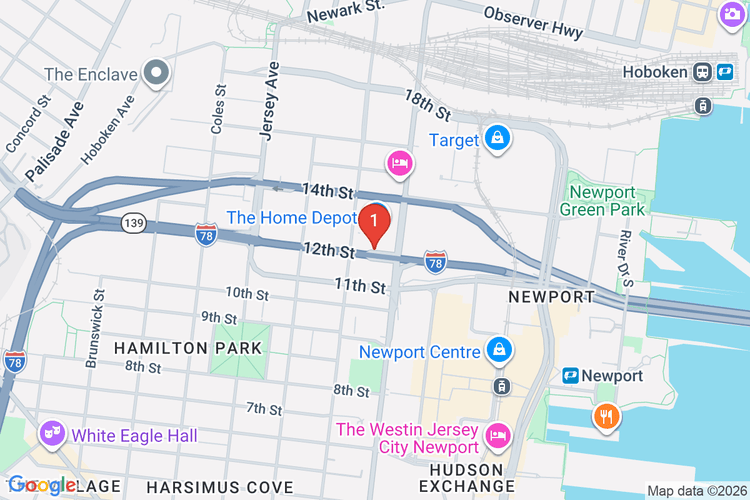 Map showing HOME DEPOT #6845 location
