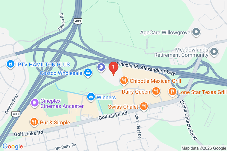 Map showing HOME DEPOT CAN #7007 location