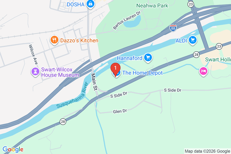 Map showing HOME DEPOT #6173 location