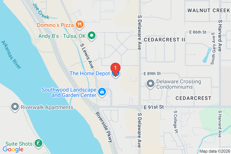 Map showing HOME DEPOT #3915 location