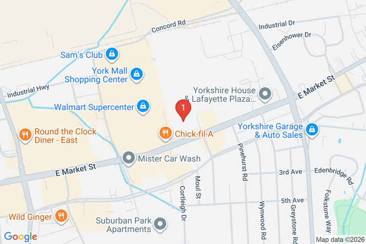 Map showing HOME DEPOT #4125 location