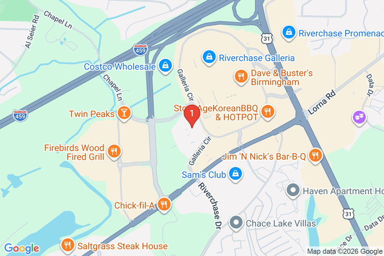 Map showing HOME DEPOT #0881 location