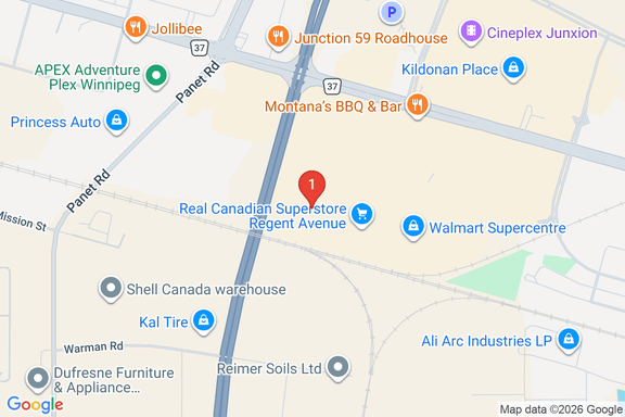 Map showing HOME DEPOT CAN #7056 location