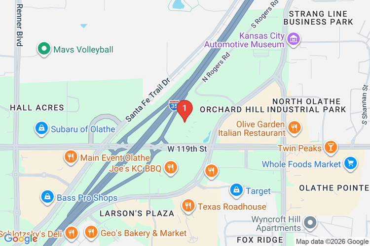 Map showing HOME DEPOT #2201 location