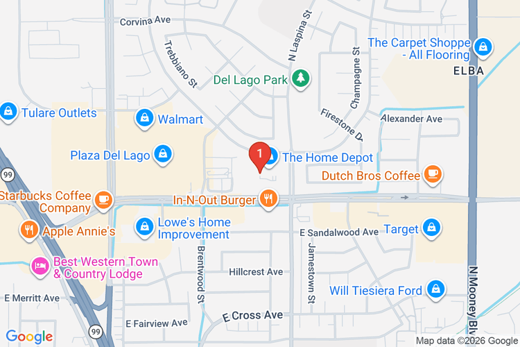 Map showing HOME DEPOT #6946 location