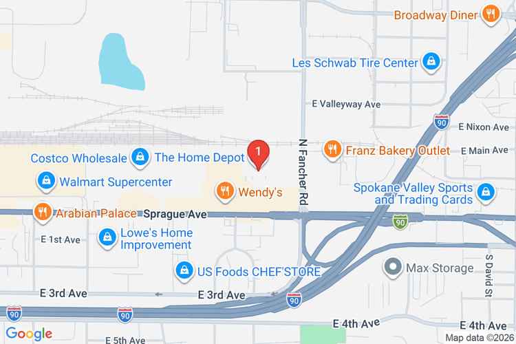 Map showing HOME DEPOT #4714 location