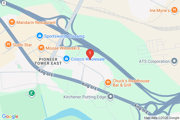 Map showing HOME DEPOT CAN #7017 location