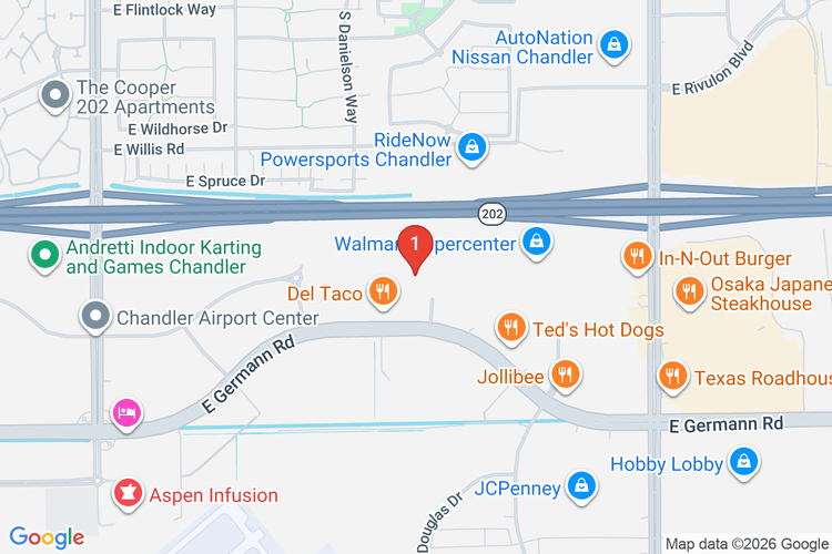 Map showing HOME DEPOT #8582 location