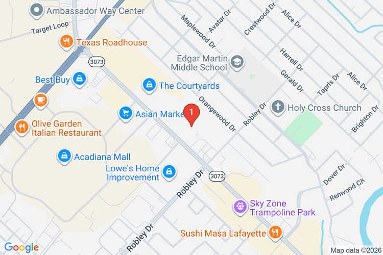Map showing HOME DEPOT #0360 location