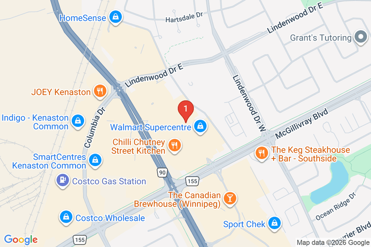 Map showing HOME DEPOT CAN #7086 location