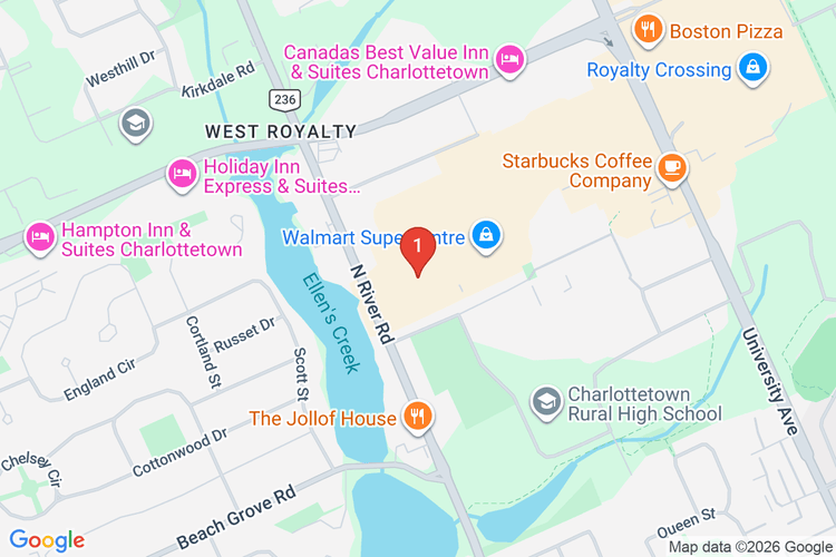 Map showing HOME DEPOT CAN #7173 location