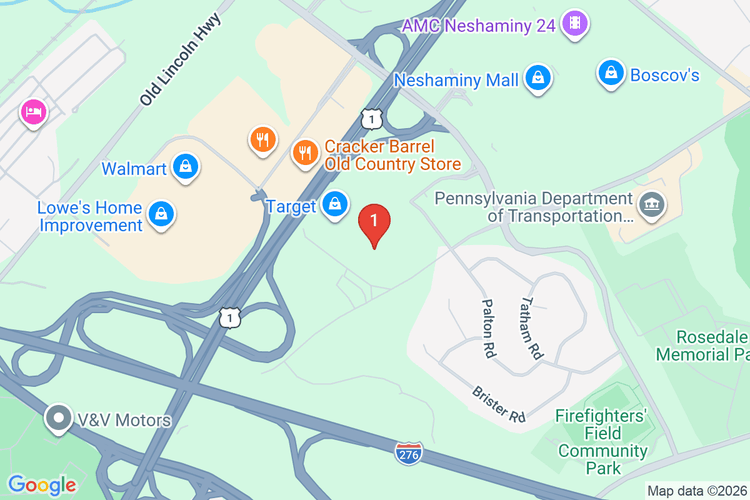 Map showing HOME DEPOT #4134 location