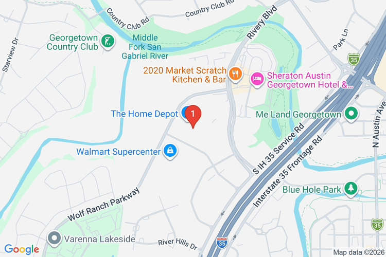Map showing HOME DEPOT #6538 location