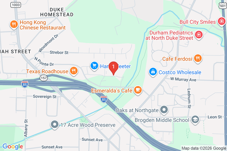 Map showing HOME DEPOT #3632 location