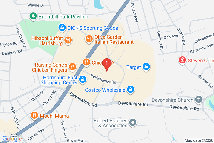 Map showing HOME DEPOT #4138 location