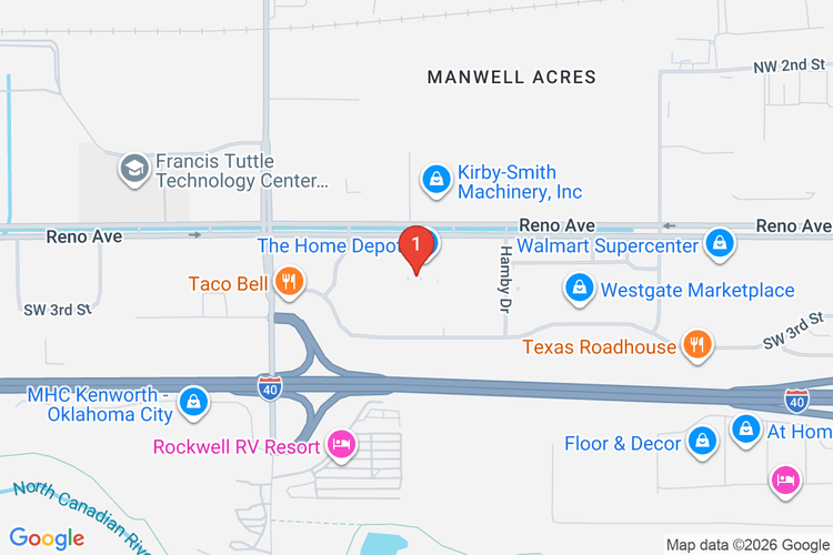 Map showing HOME DEPOT #3908 location