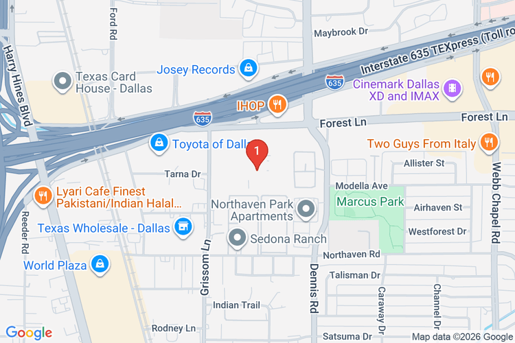 Map showing HOME DEPOT #0564 location