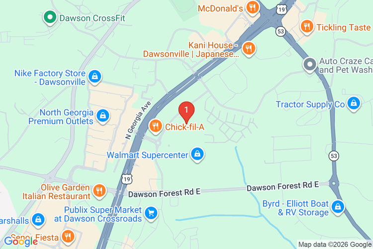 Map showing HOME DEPOT #0174 location