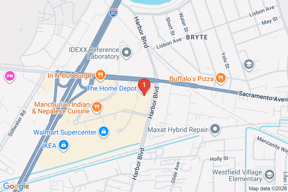 Map showing HOME DEPOT #1846 location