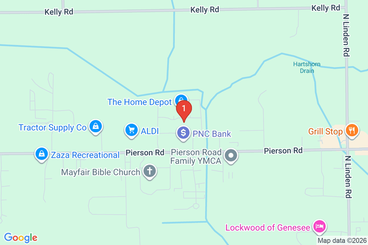 Map showing HOME DEPOT #2765 location