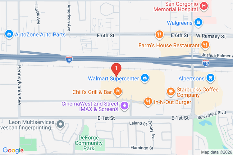 Map showing HOME DEPOT #8987 location