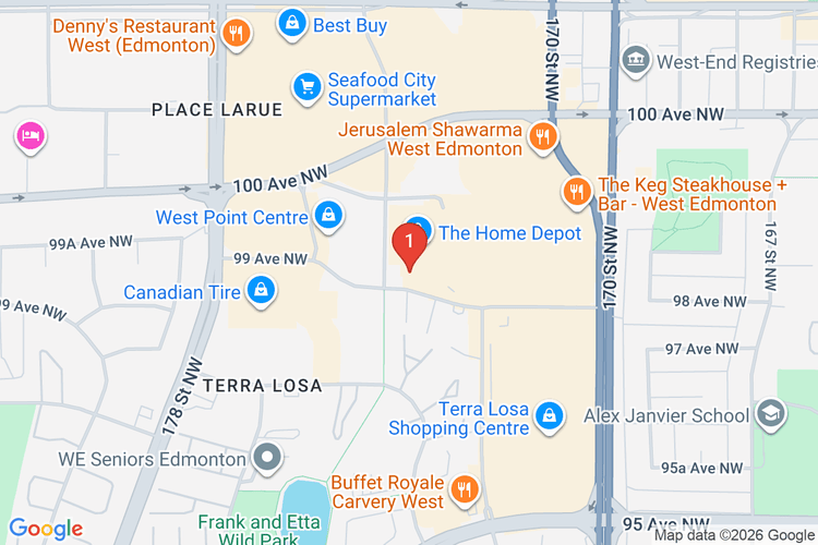 Map showing HOME DEPOT CAN #7064 location