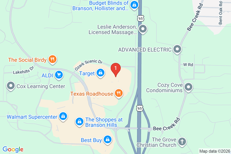 Map showing HOME DEPOT #3038 location