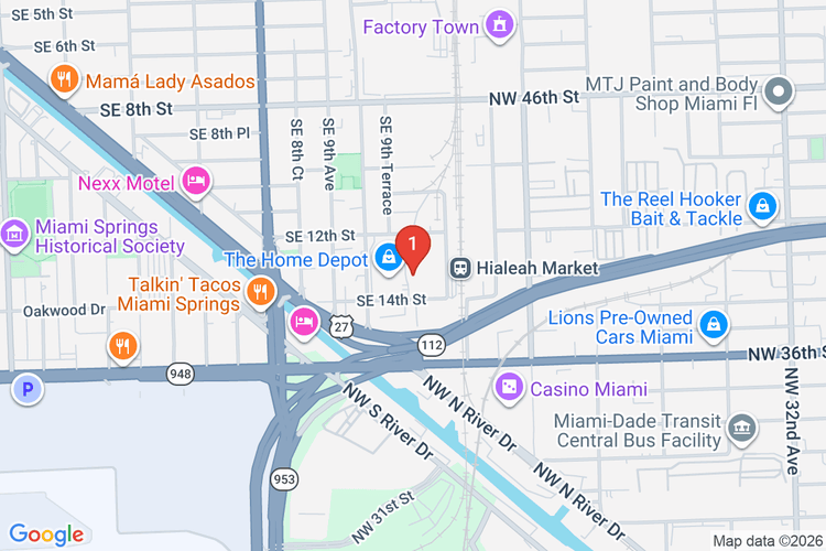 Map showing HOME DEPOT #6378 location