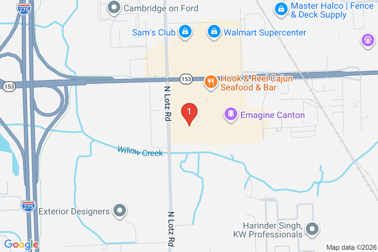 Map showing HOME DEPOT #2703 location