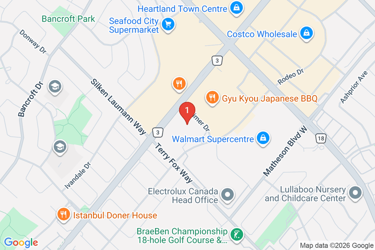 Map showing HOME DEPOT CAN #7132 location