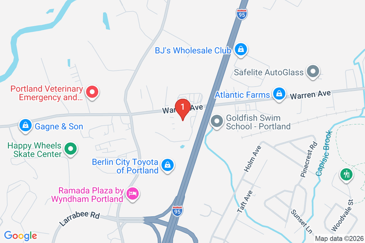 Map showing HOME DEPOT #2401 location