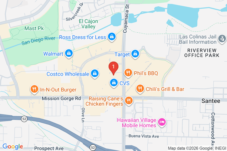 Map showing HOME DEPOT #0673 location