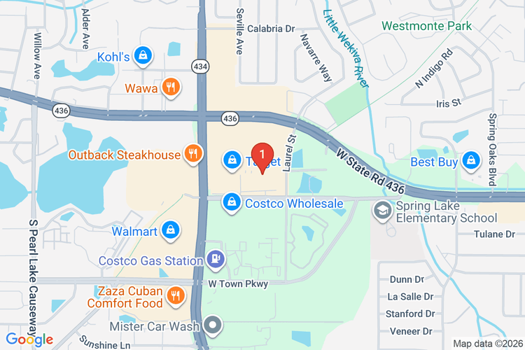 Map showing HOME DEPOT #0263 location