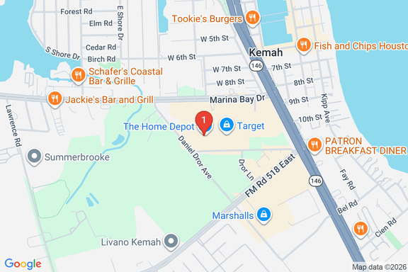 Map showing HOME DEPOT #6560 location